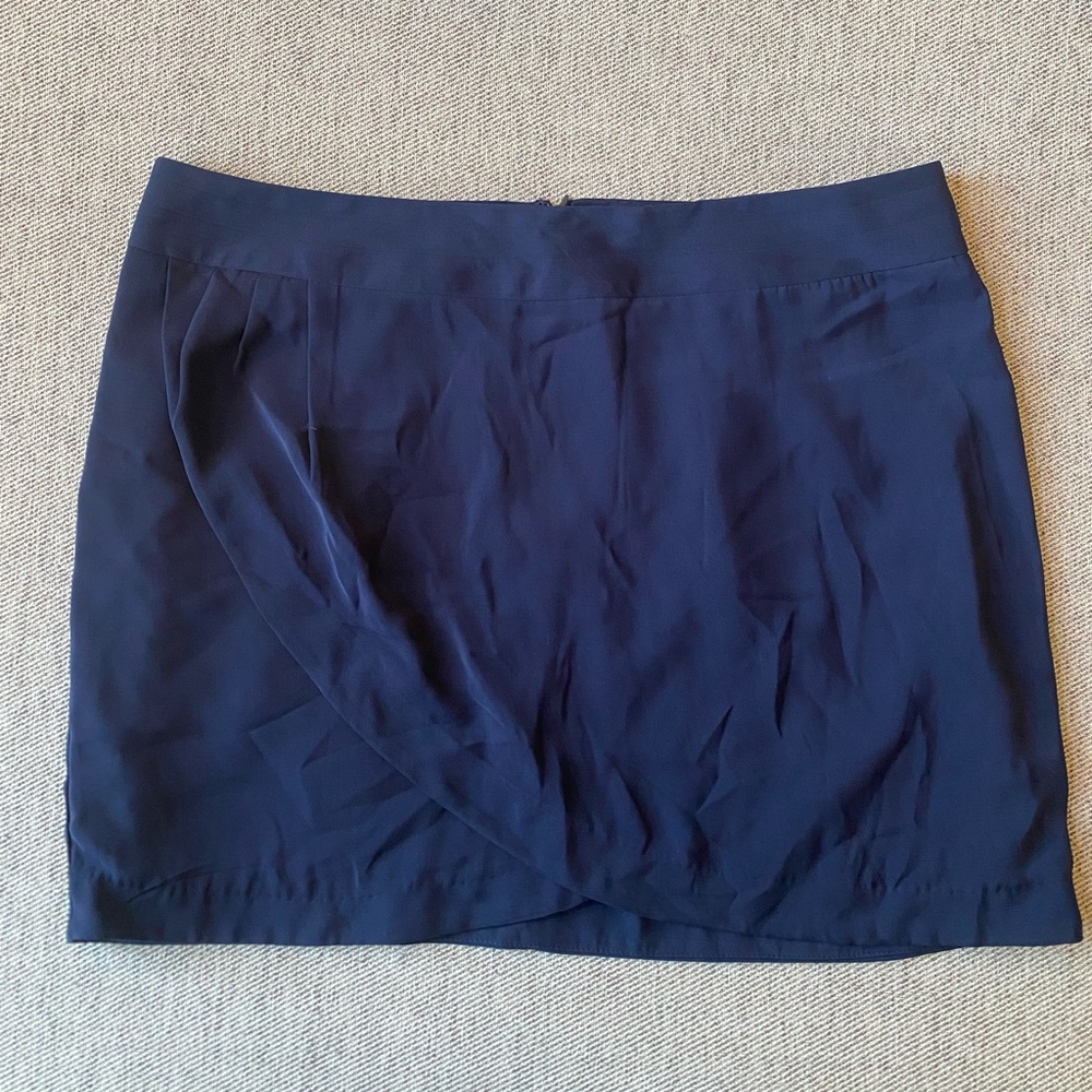 Banana Republic Factory Navy Blue Mini Skirt | Size 14